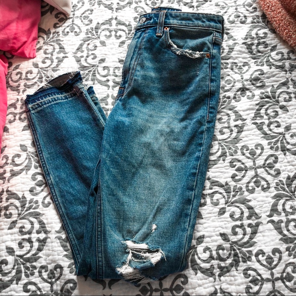 Simone high rise slim cut jeans